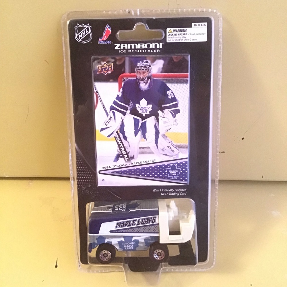 2008 Zamboni Ice Resurfacer OFFICIAL LICENSED PRODUCT OF THE NHL & UD- TO. LEAFS